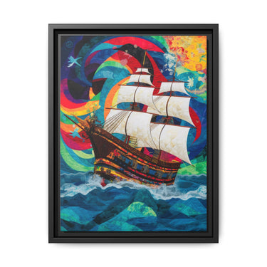 Sails of Change Canvas Wall Art with Frame